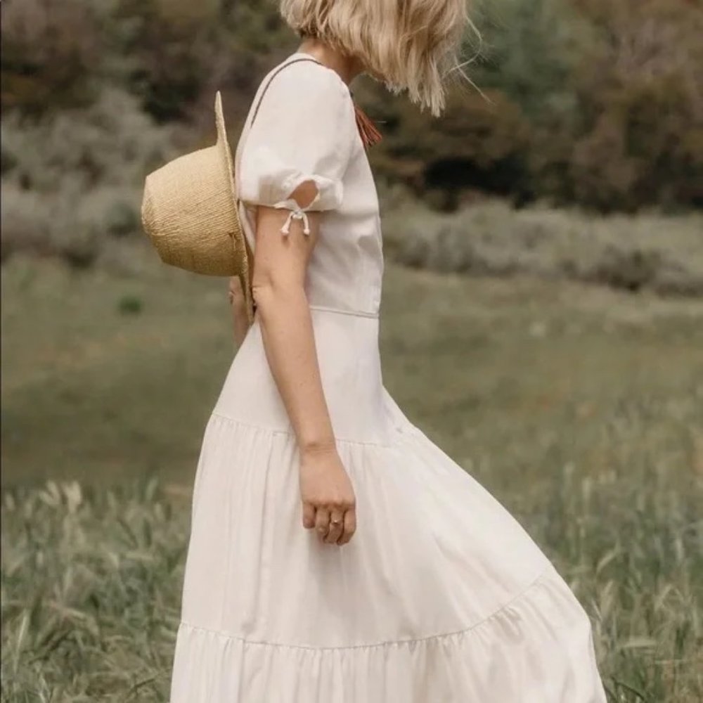 White Christy Dawn Augusta Maxi Dress
